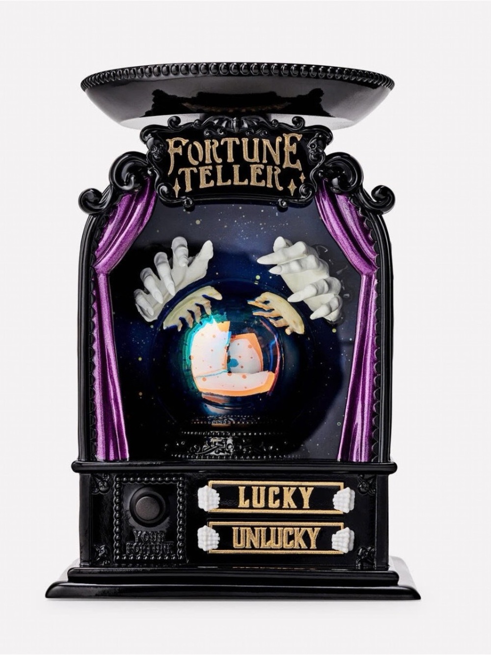 Bath & Body Works Light-up Glow-in-the-Dark Fortune Telling 3-Wick Pedestal